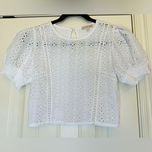GB Eyelet crop top Size Small